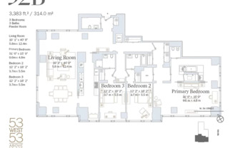 3 beds, 3.5 baths, 3,383 sqft, $40,000, Unit 52B