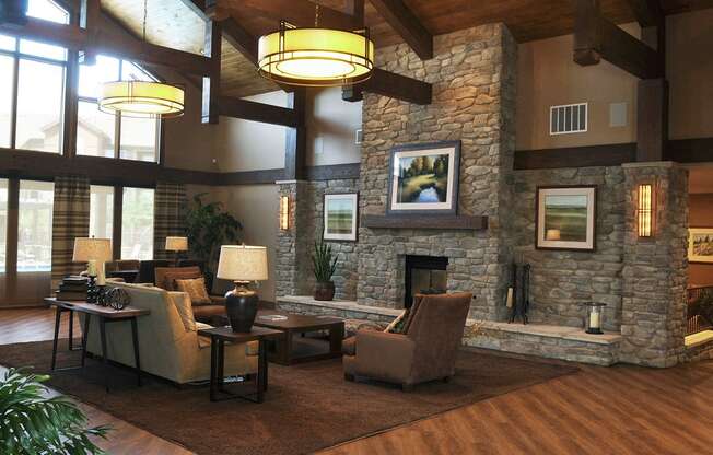 Resident Clubhouse at Redstone Ranch Apartments in Denver, CO 80249