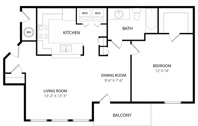 1 bed, 1 bath, 777 sqft, $1,055