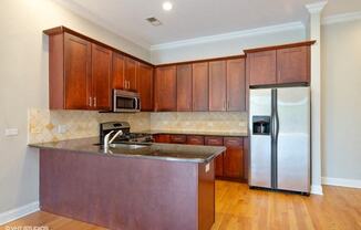 Kitchen with stainless steel appliances - 2 Bedroom
