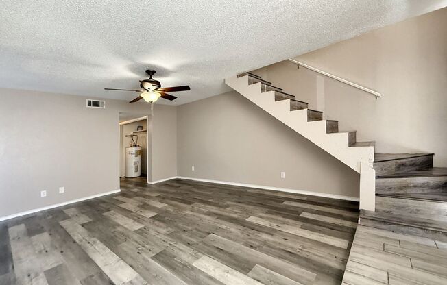 3-Bedroom Duplex with Modern Flooring, Fireplace & Spacious Layout in Grand Prairie