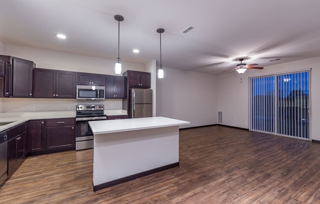 The Park Kitchen and Living Room Apartments in DeForest, WI