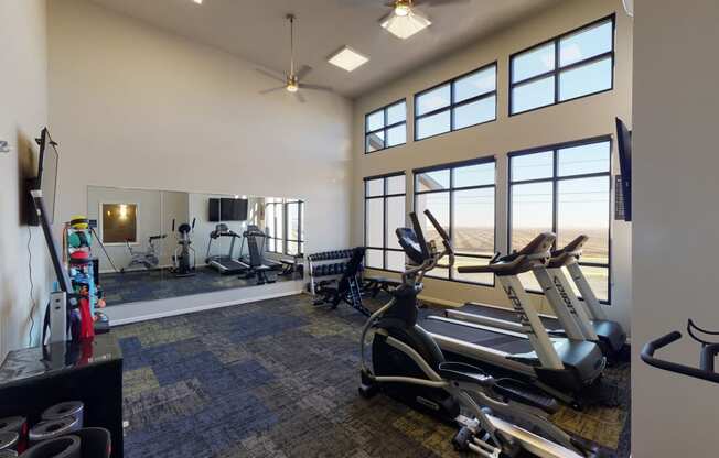 image of gym, fitness center