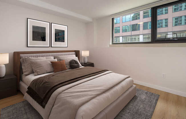 Bedroom with Hard Surface Flooring