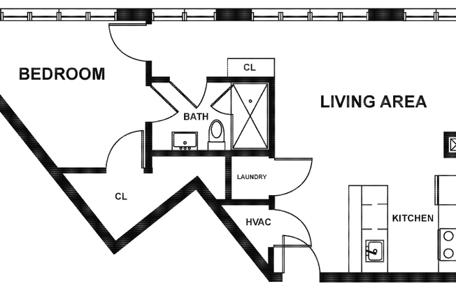 1 bed, 1 bath, $3,100, Unit Unit 303