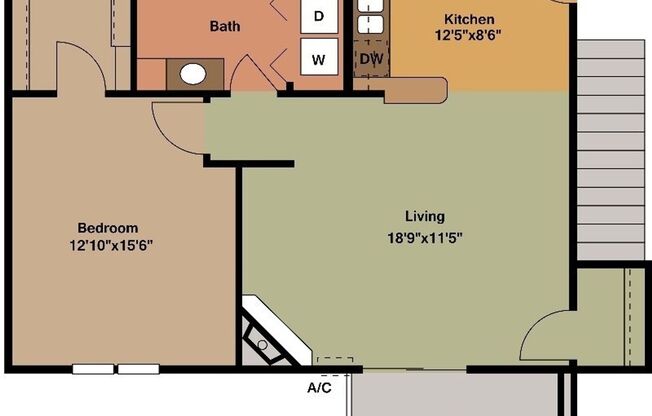 1 bed, 1 bath, 776 sqft, $1,045, Unit 217-13
