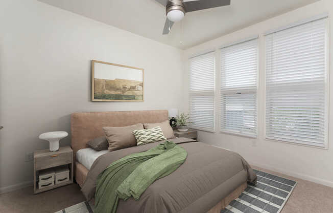 Bedroom with Hard Surface Flooring
