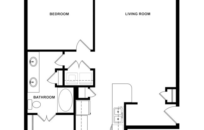 1 bed, 1 bath, 957 sqft, $1,470