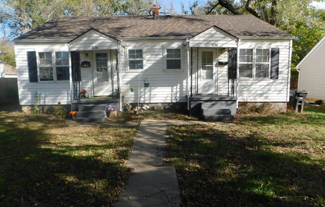 2 bedroom, 1 bathroom duplex located in Augusta