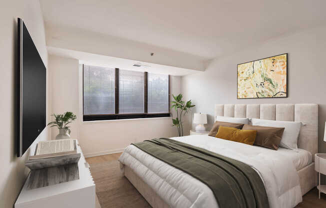 Bedroom with Hard Surface Flooring