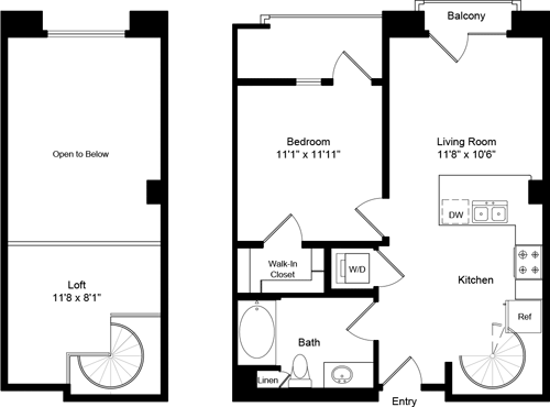 1 bed, 1 bath, 742 sqft, $3,027