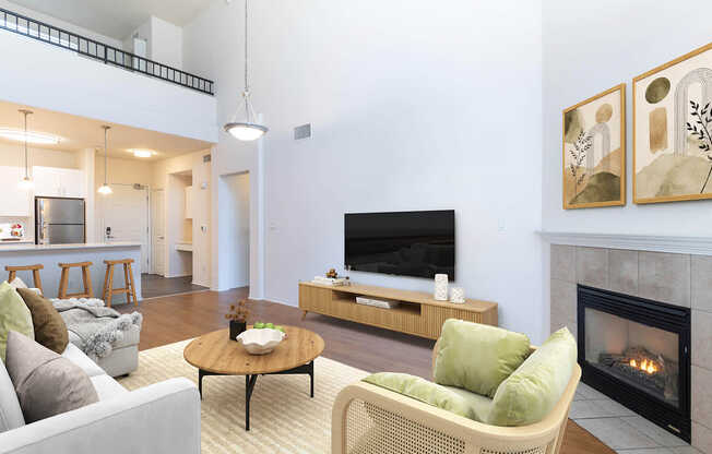 Living Room with Hard Surface Flooring