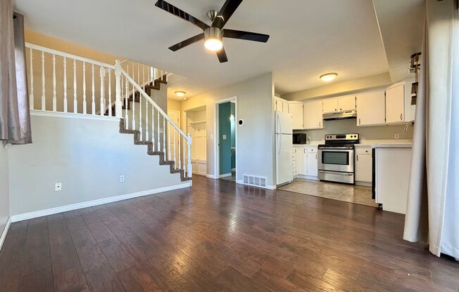OCTOBER IS FREE!! 3-Bedroom Townhome with 2-Car Garage, Fenced Yard & In-Unit Laundry!