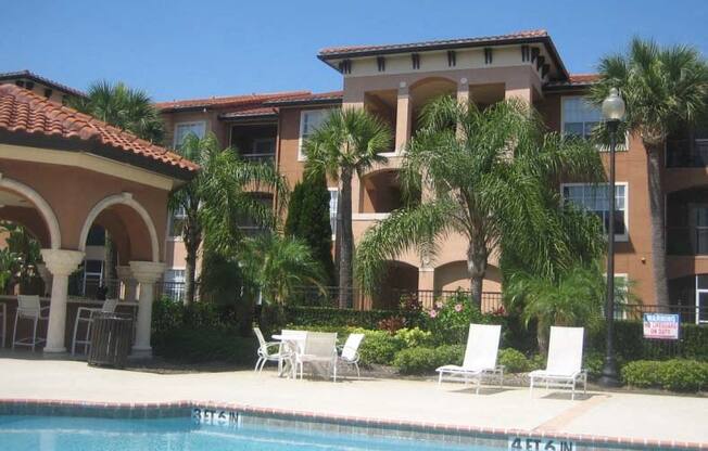 Swimming Pool at The Palms Club Orlando Apartments, Orlando, 32811-2402