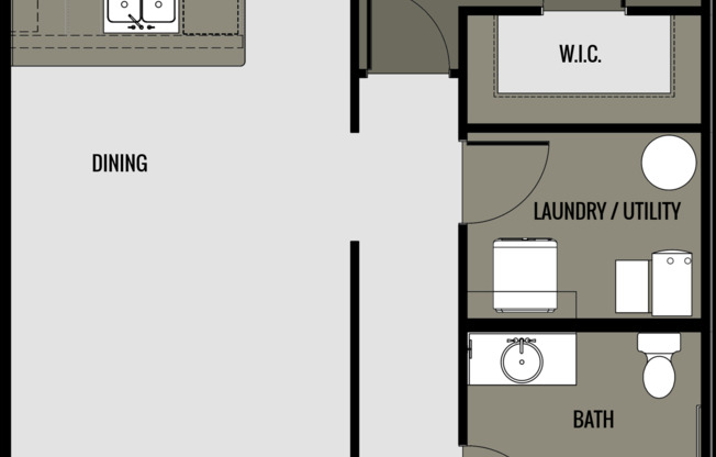 2 beds, 1 bath, 961 sqft, $1,280