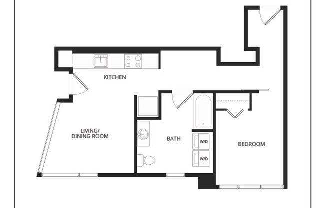 1 bed, 1 bath, 670 sqft, $2,225, Unit 507
