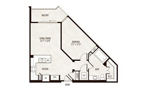 1 bed, 1 bath, 810 sqft, $2,353