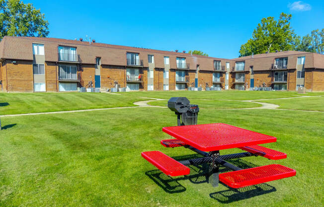 Picnic Area, Knottingham Apartments, Clinton Township, Michigan, 48036