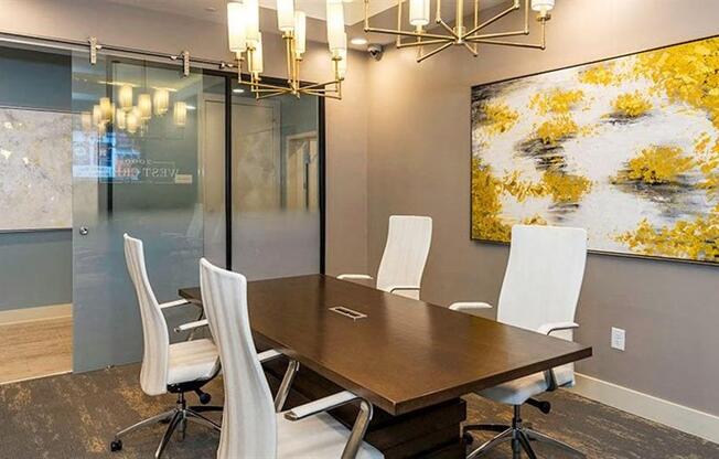 Private conference rooms available for use