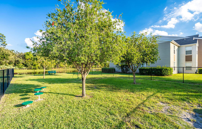 Outdoor picnic area