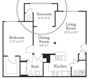 1 bed, 1 bath, 865 sqft, $2,287