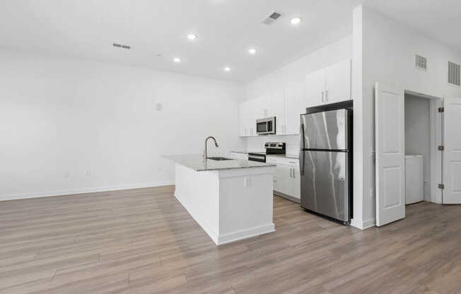 Kitchen with Stainless Steel Appliances