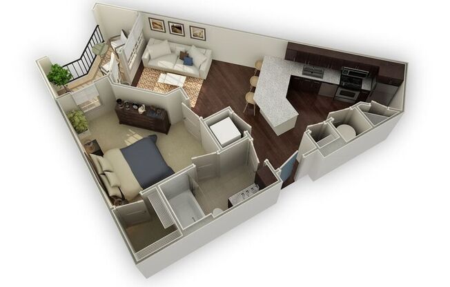 1 bed, 1 bath, 683 sqft, $2,000
