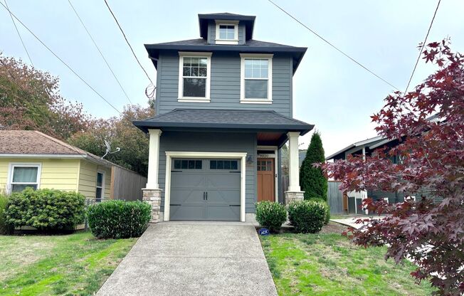 St. Johns Modern Build with Fenced Backyard, Attached Garage, Fireplace + A/C