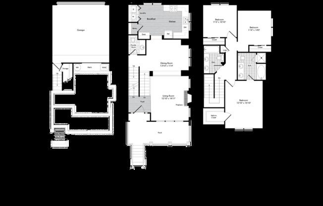 3 beds, 2.5 baths, 1,556 sqft, $2,817, Unit 17-10024
