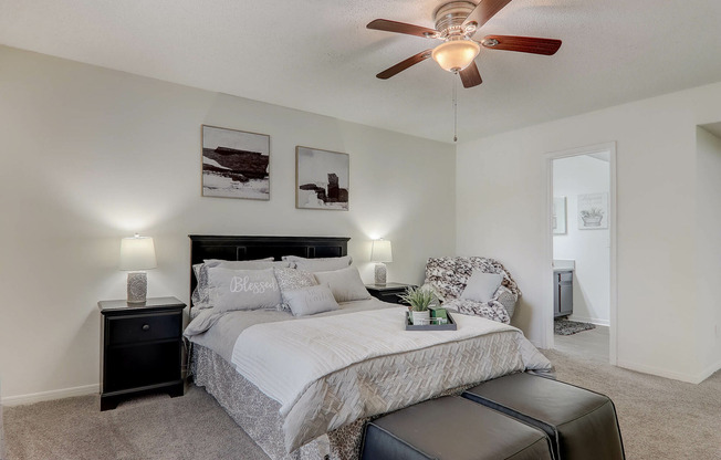Furnished apartment interior