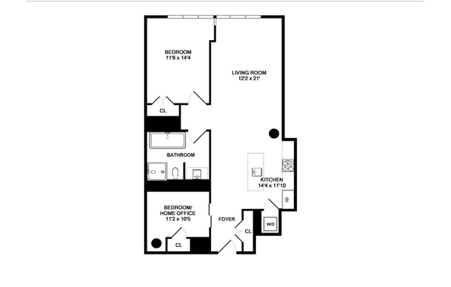 2 beds, 1 bath, 1,020 sqft, $7,850, Unit 838