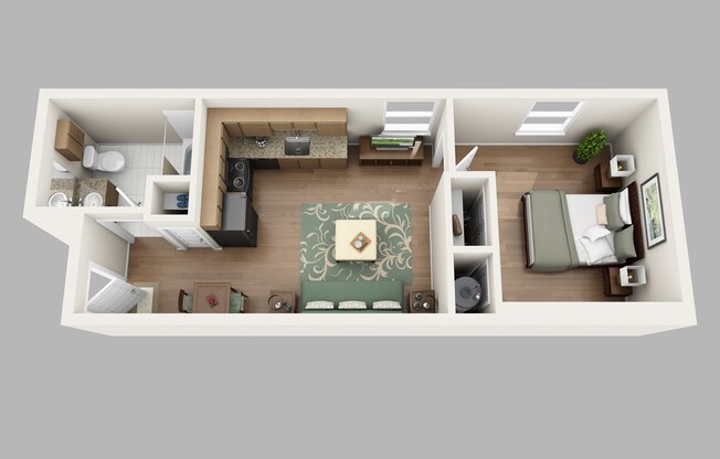 1 bed, 1 bath, 565 sqft, $2,020, Unit 237