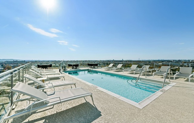 Pool And Sundecks  at Link Apartments® H Street, Washington, 20002