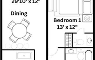 2 beds, 1.5 baths, 1,002 sqft, $1,200, Unit 2020B