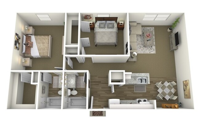2 beds, 2 baths, 904 sqft, $1,185