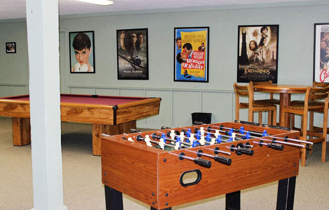 game room at Burnsville MN