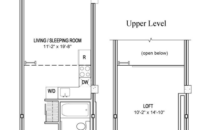 Studio, 1 bath, 484 sqft, $1,550, Unit 706
