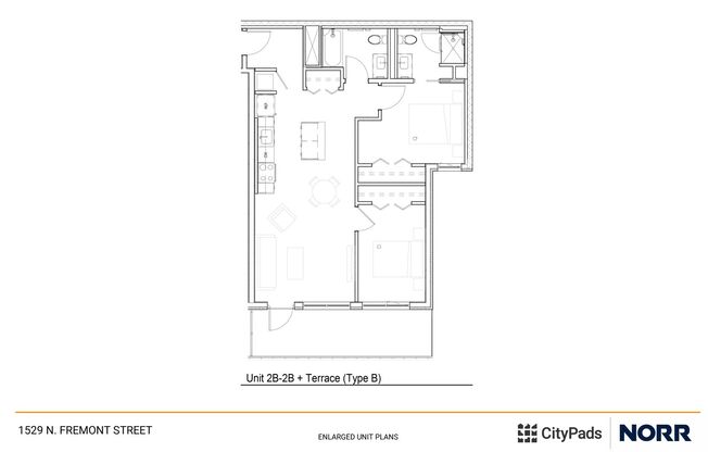 2 beds, 2 baths, 817 sqft, $4,205, Unit 233