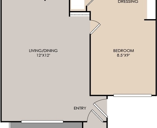 Studio, 1 bath, 511 sqft, $600