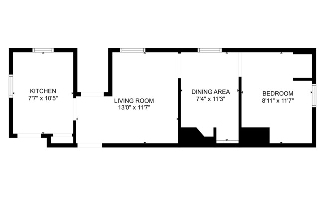 1 bed, 1 bath, 450 sqft, $895, Unit 2440 B Avenue #4