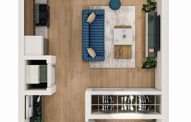 Studio, 1 bath, $2,445, Unit 503