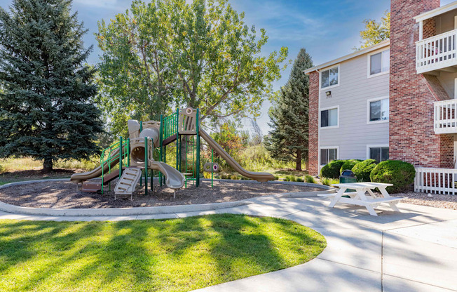 our apartments offer a playground for your children
