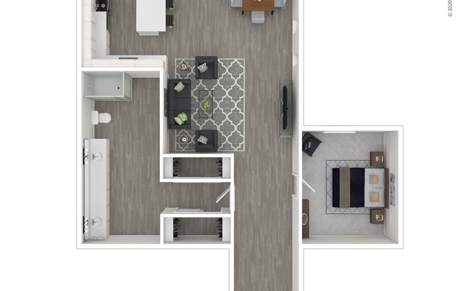 1 bed, 1 bath, 1,000 sqft, $1,446