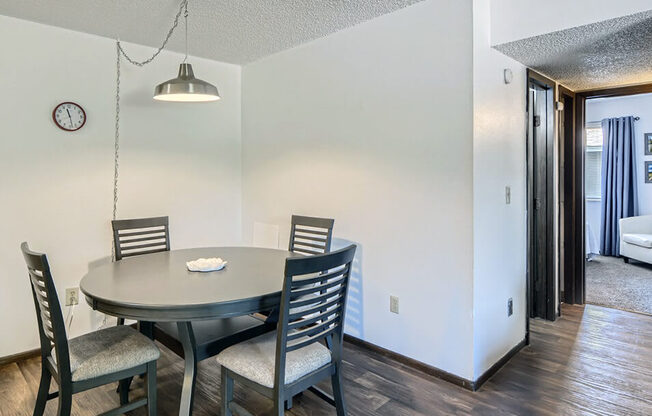 Dining room area and hallway