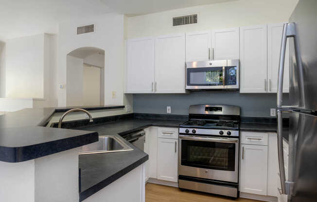 Kitchen with Stainless Steel Appliances