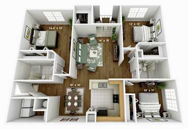 3 beds, 2 baths, 1,323 sqft, $2,375