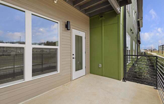 Private Balcony at Boardwalk at Research Park, Huntsville, AL 35806