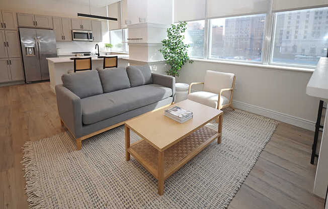 Residences at 55 - Model B1 - Living Area