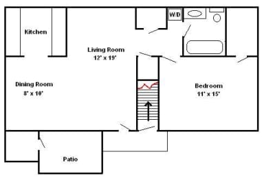 1 bed, 1 bath, 830 sqft, $1,120