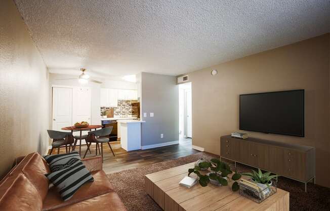 One Bedroom 625sqft common area at River Oaks Apartments in Tucson